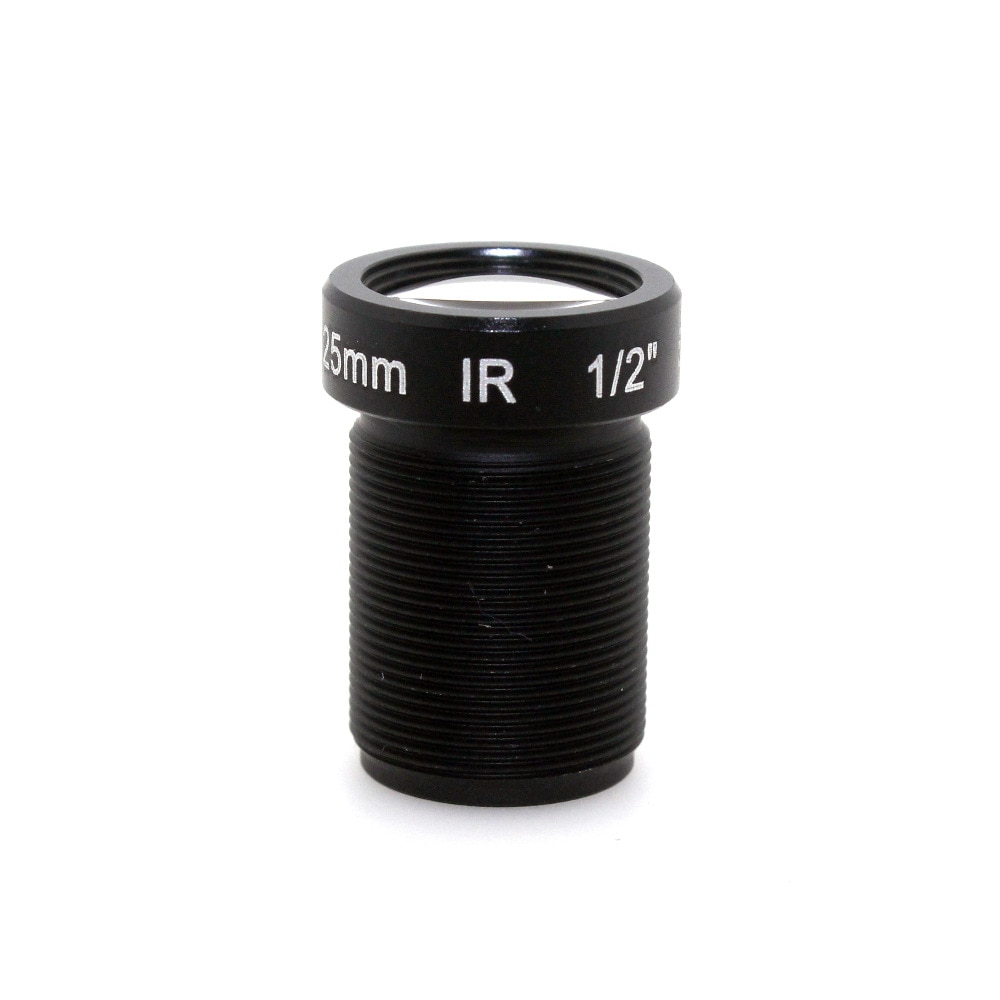 5.0 megapixel  hd 25mm ir cctv linse 1/2 " til hd ip ahd cctv kamera linse  f2.4 m12 mount fast iris lang visningsafstand op til 50m
