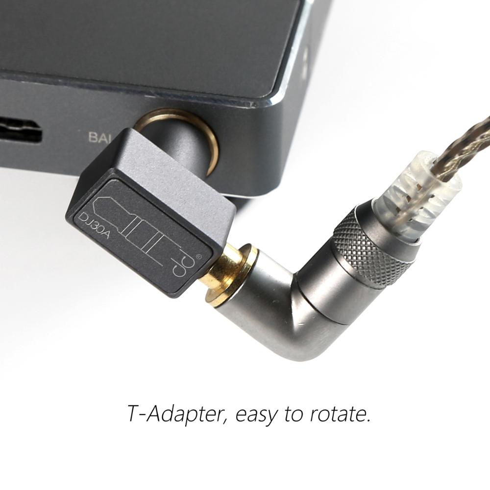 Dd ddhifi  dj30a,  kvinnelig 3.5 adapter. påfør  til 3.5mm hodetelefonkabler, fra 4.4 utganger som cayin ifi fiio hiby shanling etc.