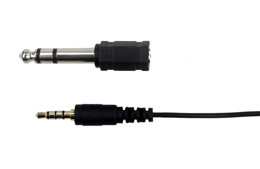 Omni-directional Lavalier Microphone with Metal Clip 3.5mm to 6.5mm Adapter 6M Long Cord for Smartphone and Cameras