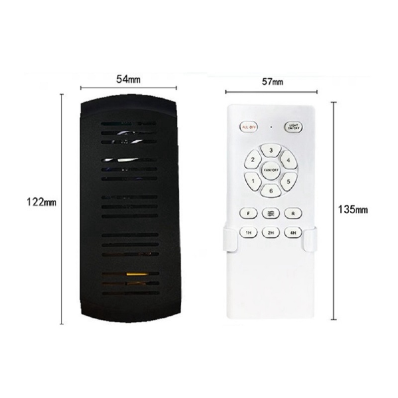 Frequenz umwandlung Decken Ventilator Fernbedienung Bausatz Licht Hochspannung 6-Gang-Fernbedienung Empfänger Regler für Decken Ventilator Licht