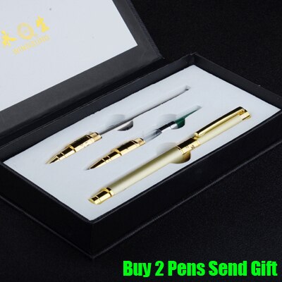 Merk yong sheng metalen vulpen doos verpakking business executive snel schrijvende inktpen 1132: Gouden kaart verpakking