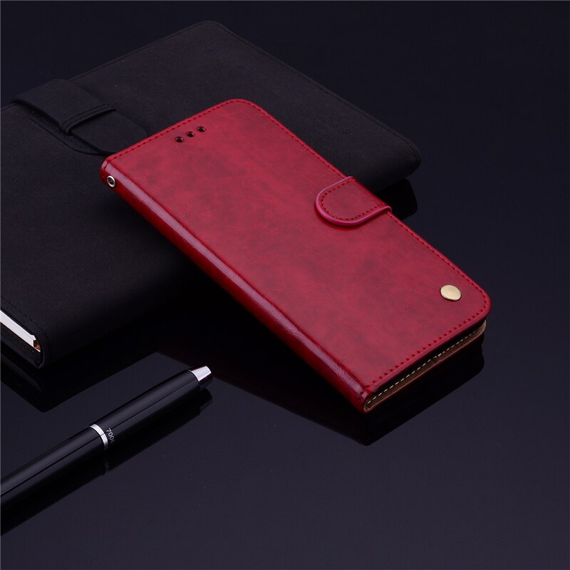 Redmi 9 T etui na Xiaomi Redmi 9 T skórzany portfel odwróć wizytownik etui na telefony dla Xiomi Redmi 9 T 9 T 9 t magnetyczny okładka książki: Red2