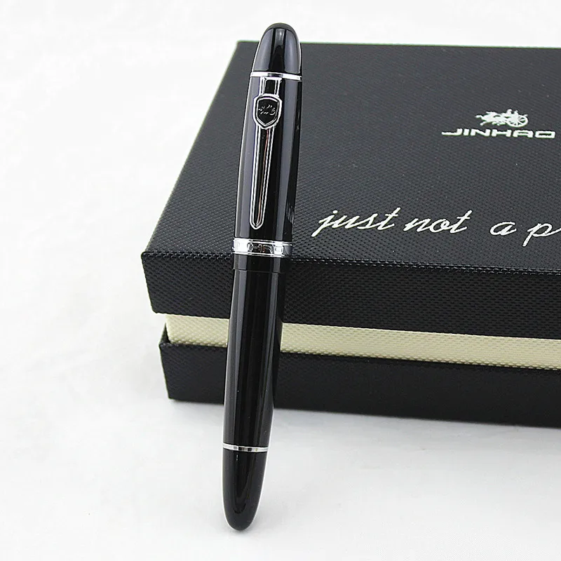 JINHAO 159 Luxury Brand Metal Roller Ball Pen Ballpoint Pens Stationery Office School Suppliers Student JINHAO 450: Navy Blue