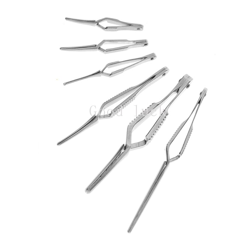 Arteriell venøs fastklemming av rustfritt stål mikro-enhet clip-down enhet midlertidig blokkerende klips hemostase arterie hemostat verktøy