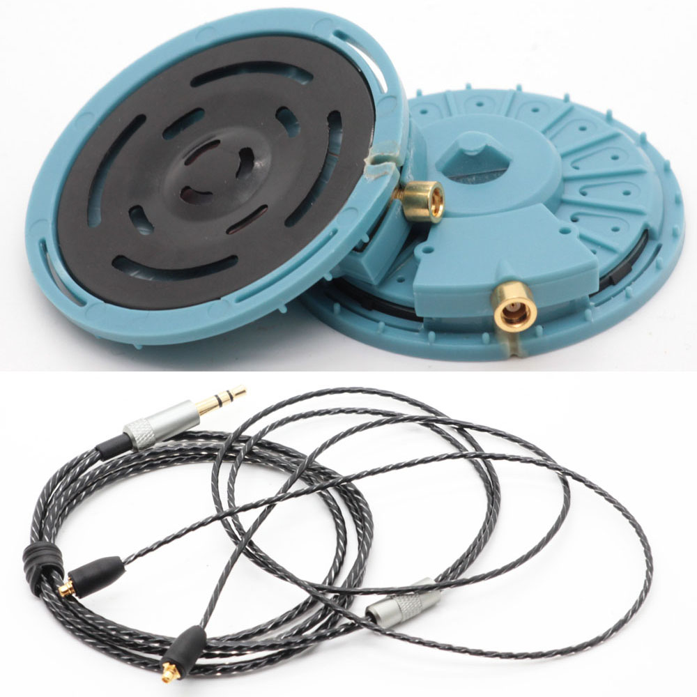 Bricolage casque haut-parleur pour KOSS PP Portable Portapro Porta-Pro pilotes HIFI Auriculares haut-parleurs MMCX prises câble détachable: Neige