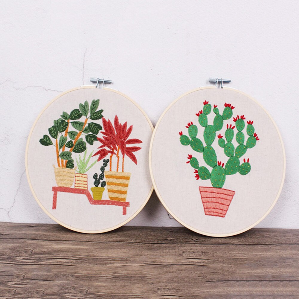 Circle Embroidery Kits, Embroidery Set, Needlework Embroidery, Cross Stitch Kits, Embroidery for Beginner, DIY Art Sewing Craft