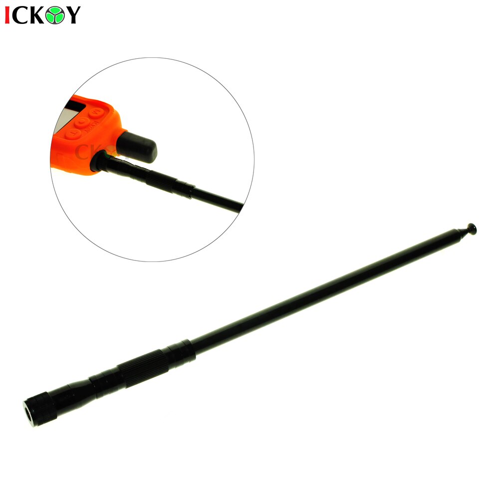Fleksibel utvidbar sammenleggbar lang rekkevidde 108cm teleskopisk antenne for håndholdt gps garmin astro 320 220 430 alpha 100 50 alpha 100