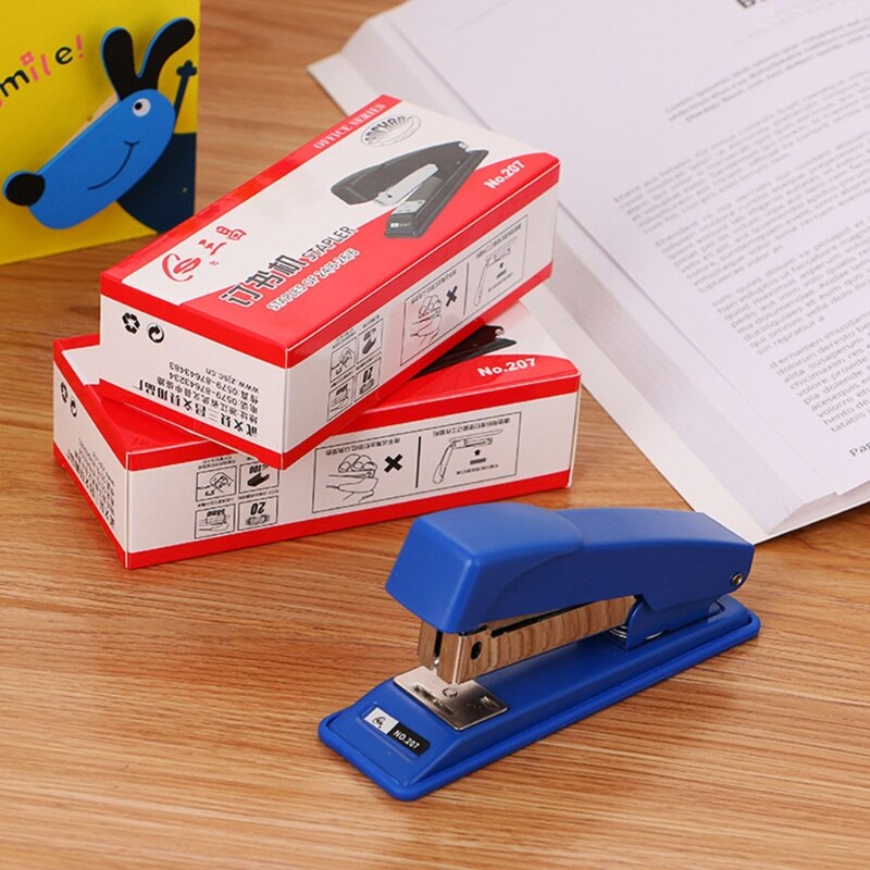 Metal Effortless Heavy Duty Stapler Paper Book Binding Stapling Machine Labor Saving School Office Supplies Stationery