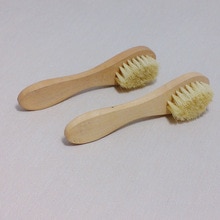 cepillo de cerdas de jabalí con mango de madera, cerda de madera Natural, productos para cuidado de la piel y Spa CLA88