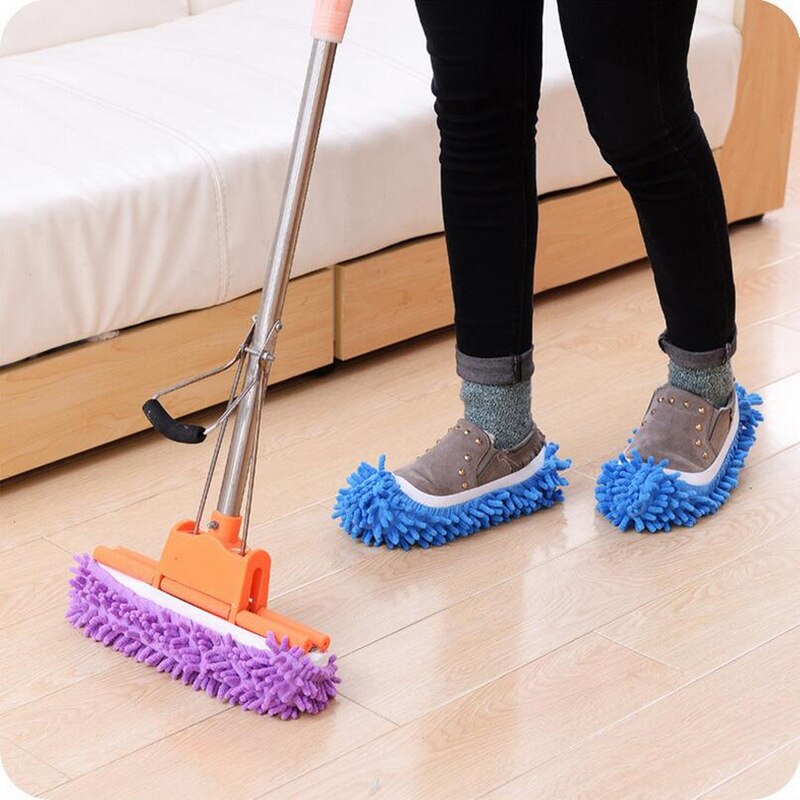 Pantoufles de nettoyage en microfibre pour chaussures, couvre-chaussures paresseux, serpillère, chiffon de maison, couvre-chaussures, outils de nettoyage