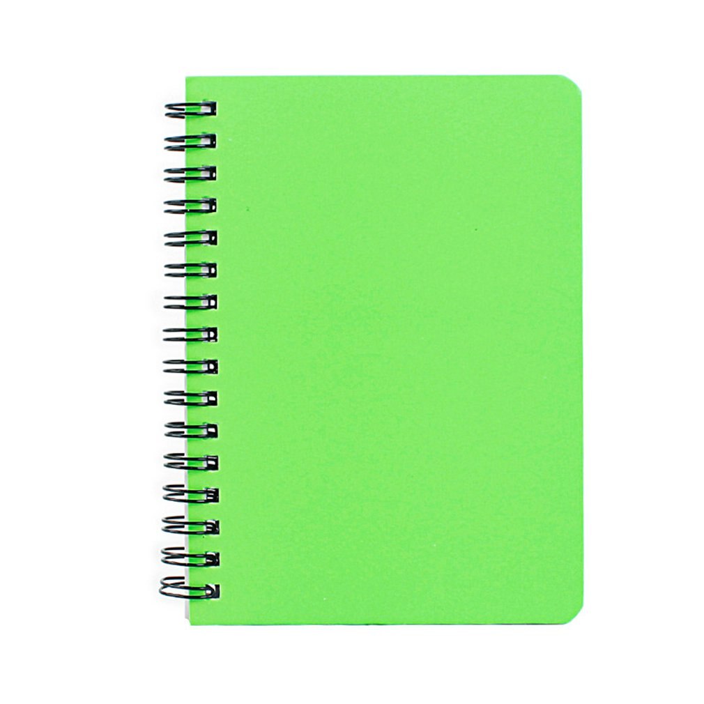 Multi-Size Simple Business Student Homework Diary Notebook Monochrome Coil Notebook Sketchbook: Pink