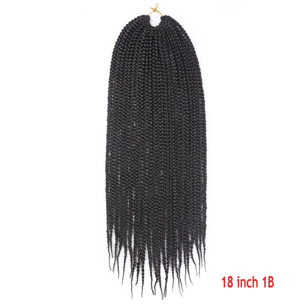 Ombre Crochet Hair Box Braids Synthetic Long Rainbow Pink Braiding Hair 22Strands Crochet Hair for African Braids: 6