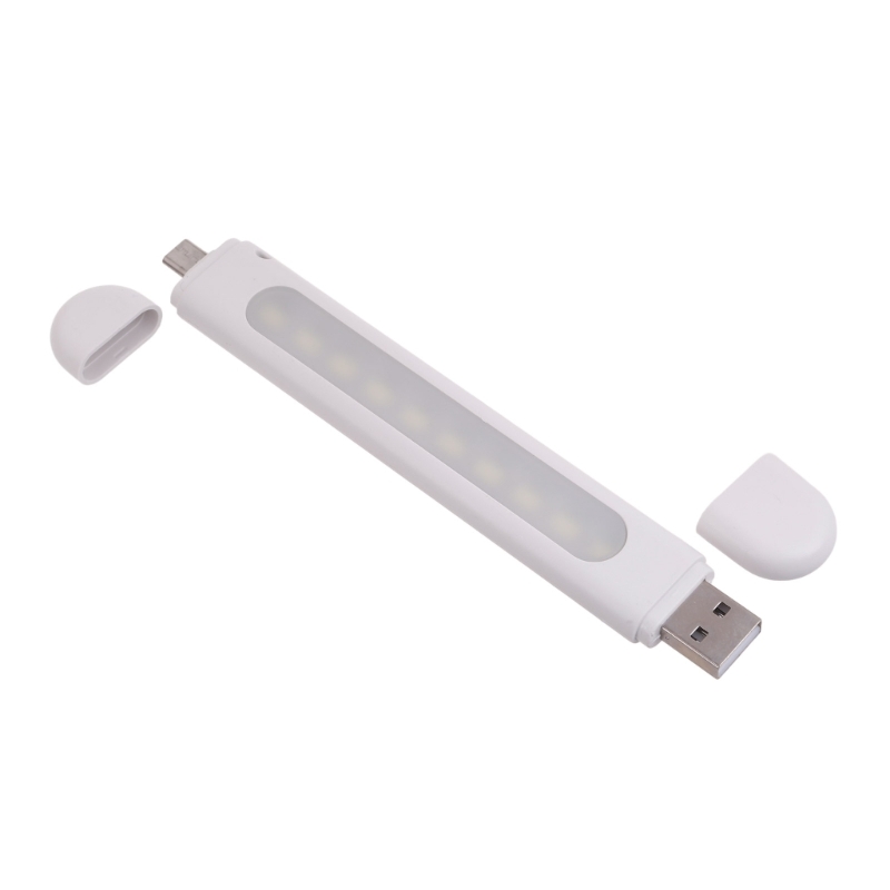 Kleines USB-LED-Licht mit 10 LED-Perlen, Mini-Nachtlampe, Micro-USB- oder Typ-C-Schnittstellen für Powerbanks und Laptops: Orange