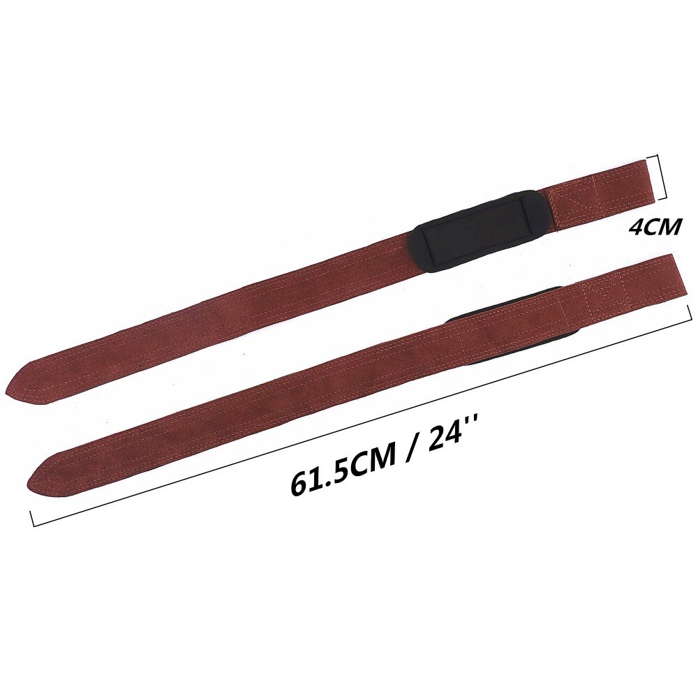 Fitness Gewichtheffen Lederen Polsband Met Neopreen Ondersteuning Voor Mannen En Vrouwen Wraps Zware Powerlifting Grip Haak