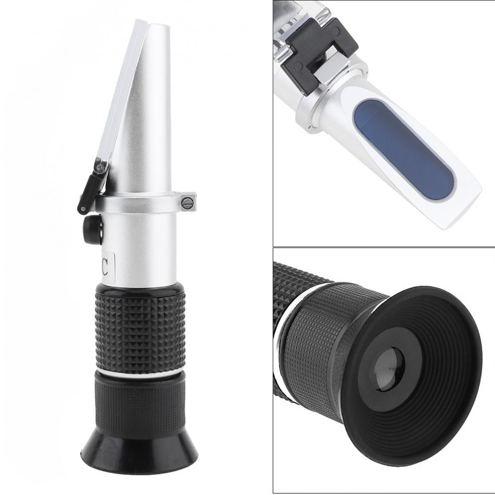 Hand Held Brix Honey Refractometer Measure Brix Baume Concentration