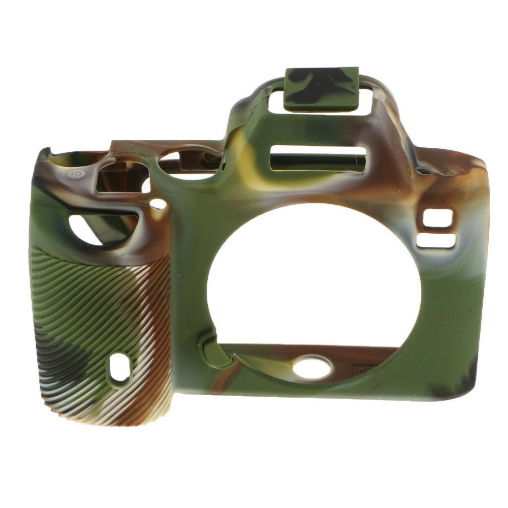 Camera Soft Silicone Protector Skin Case Tas Voor Sony Alpha A7 A7R A7S: Army Green