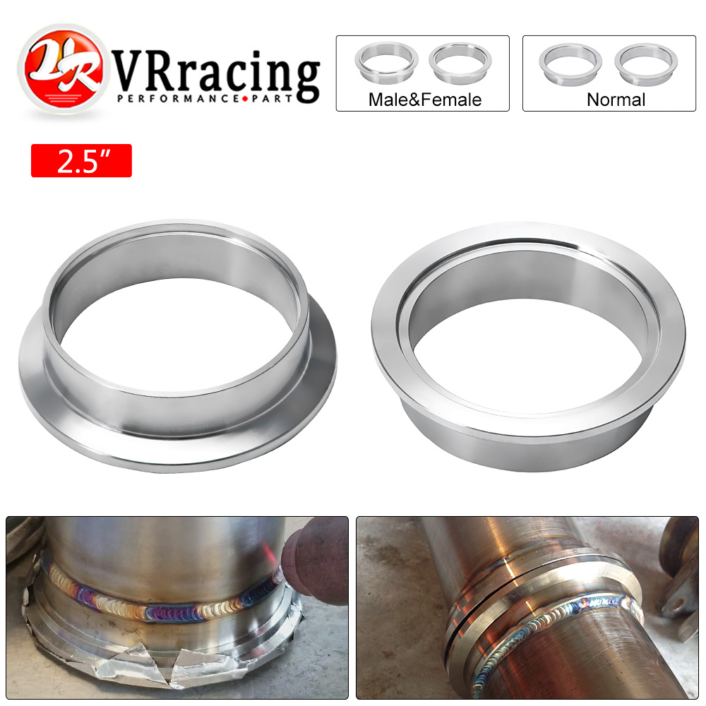 VR - (2PC/LOT) 2.5" V-Band Flange Stainless Steel 304 FEMAL &amp; MALE OR NORMAL V Band Flange VR-VFM25/VFN25