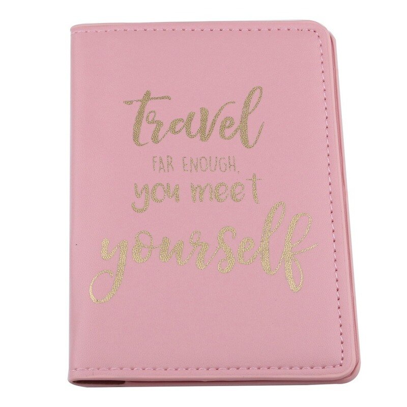2022 Cover Travel Passport Cover Card Case Vrouwen Mannen Reizen Creditcardhouder Reizen Id &amp; Document Paspoorthouder: Pink02-A