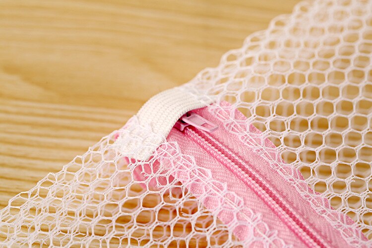 2pcs Home Fine Mesh Laundry Bag Storage Bag Soft Clothing Bra Underwear Wash Bag Fine Mesh mesh bag