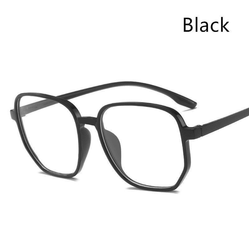 1Pair Blue Light Glasses Clear Regular Computer Gaming Glasses Women Eyewear Improve Comfort Anti Blue Ray Eyeglasses: Black
