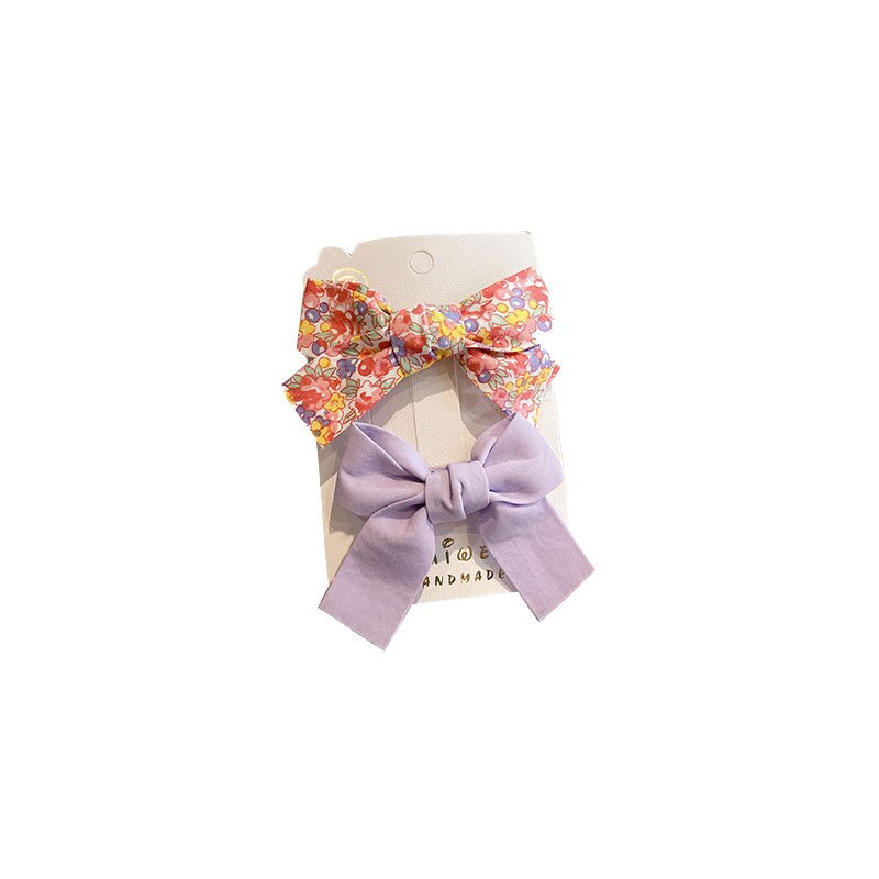 Accessori per capelli per bambini per bambina fiocco floreale forcina per bambini carino principessa fiore Clip