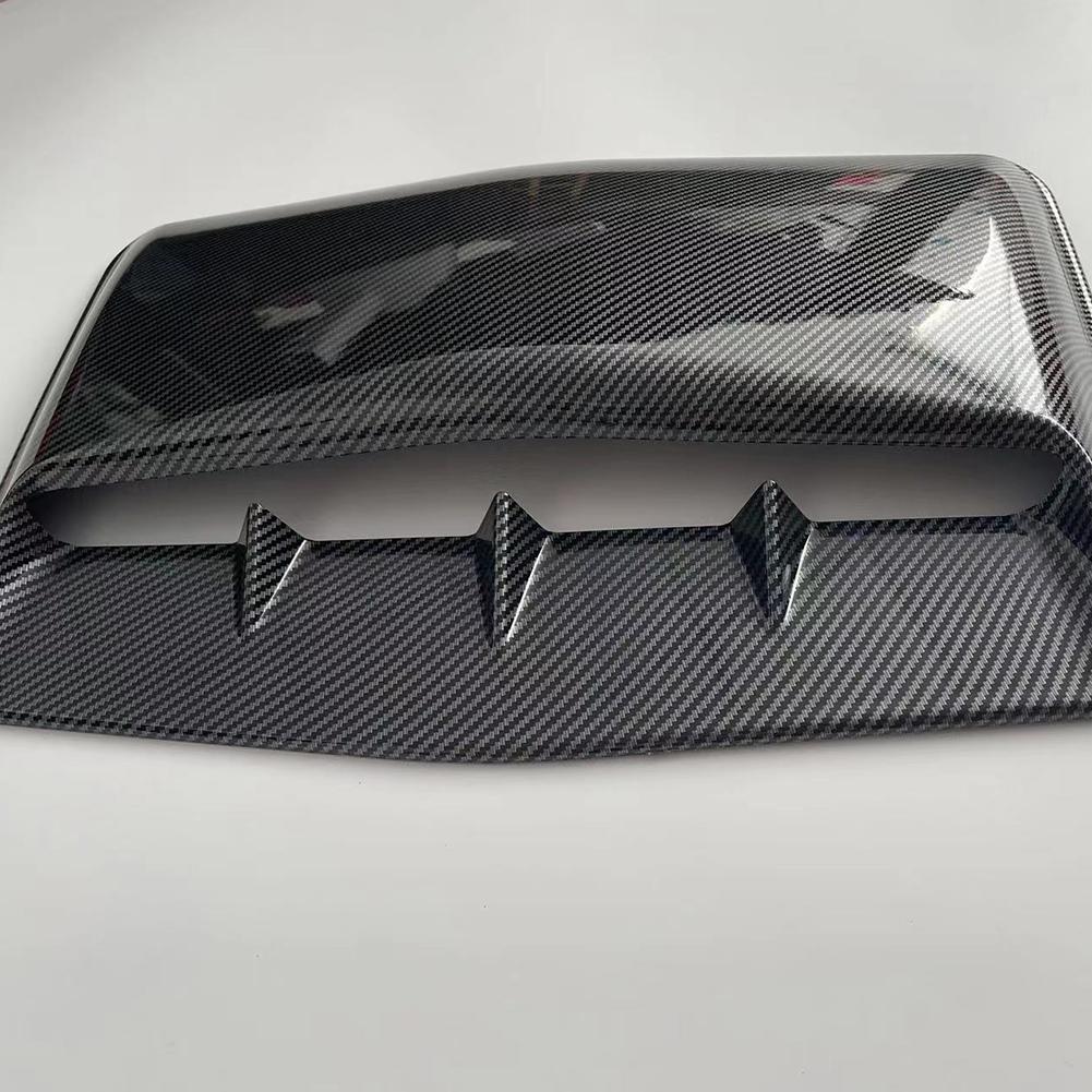 Car Air Outlet Cover Base With Tape Universal Exterior Hood Decorative Modified Accessories: carbon fiber