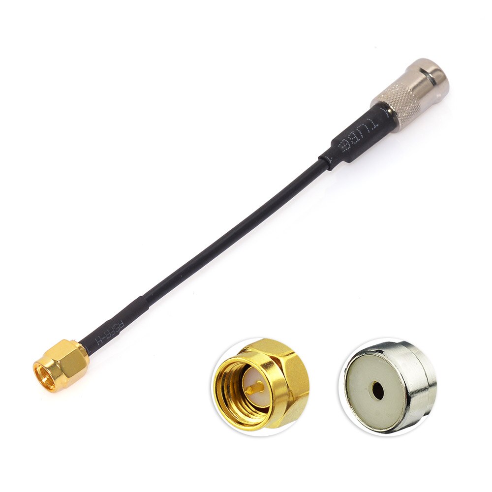 Superbat Dab Dab + Fm Am Auto Digitale Radio Antenne Converter Iso Naar Sma Adapter Kabel 10Cm Voor Auto DA0