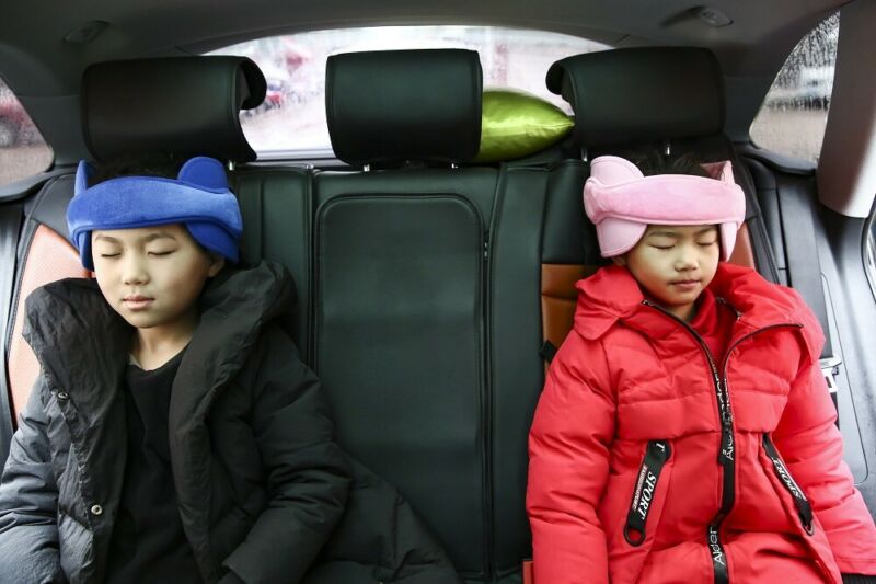 Baby kid hoved nakkestøtte bil sikkerhedssele sikkerhed blød nakkestøtte pude pudebeskytter