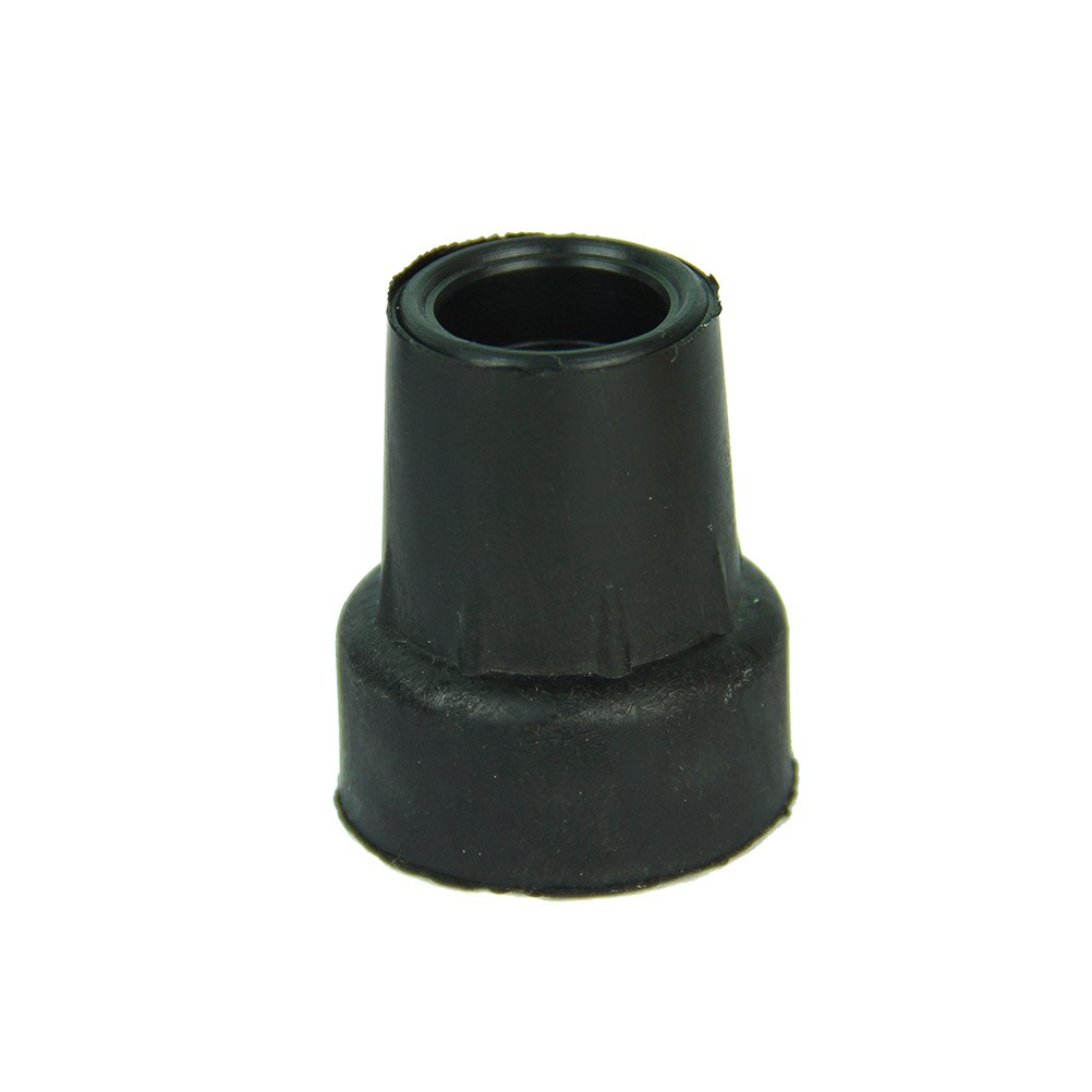 1PC 19mm Rubber Walking Hiking Stick End Cover Tips Cane Crutch Pad Rubber Heavy Duty Metal Ferrule End Bottom