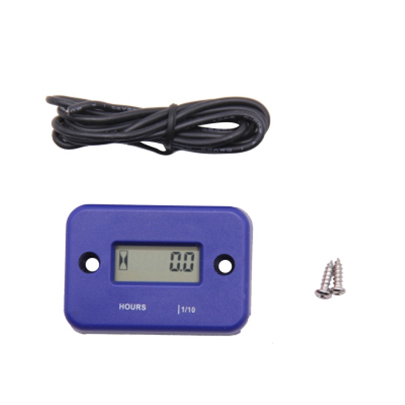Protable Motorrad Digital Meter Jet Ski Timer Akkumulator Motorrad Computer Stunde Meter Mit batterie Timer Mit Induktive