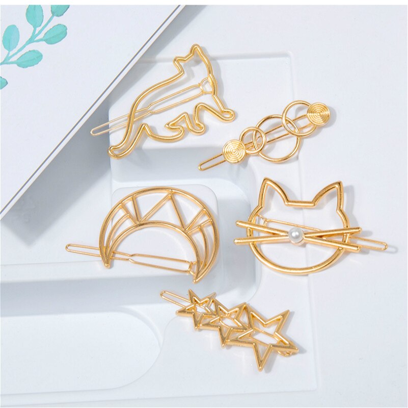 1 stuk haarspelden kind meisje klik haarspeldjes haarspeldjes kleur metalen haarspeldjes baby kinderen vrouwen styling accessoires