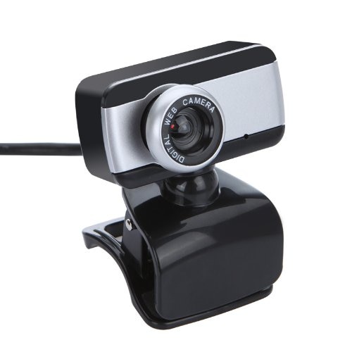 USB 2.0 50,0 M HD Webcam Kamera Web Cam mit MIC für Computer-Desktop PC Laptop (Silber)