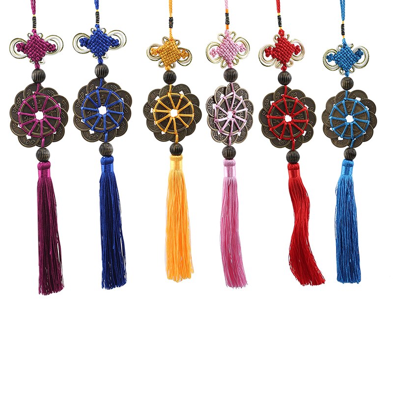 Artisanat chinois noeud gland pendentif artisanat National décoration de la maison salon pendentif glands noeuds chinois