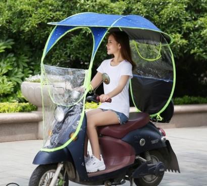 Elbil baldakin motorcykel baldakin fortykning carport cykel forrude solcreme paraply fortelt  cd50 q02: -en