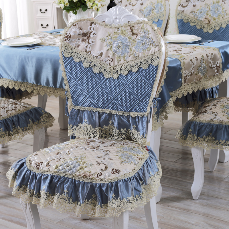 European Style Universal Table Cloth Chair Cover Pastoral Lace Rectangular Tea TableCloth Home Wedding High-grade Decoration