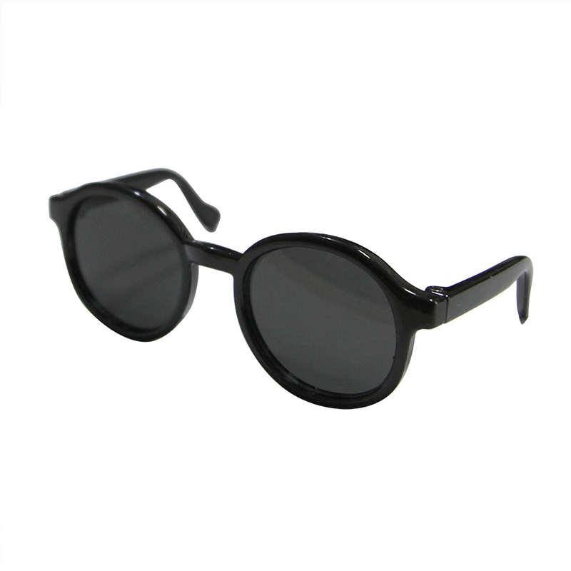 Funny Pet Cute Glasses Plastic Transparent Cat Sun Glasses Dog Teddy Personality Pet Dress Up Pet Supply Decoration Accessories: dark black
