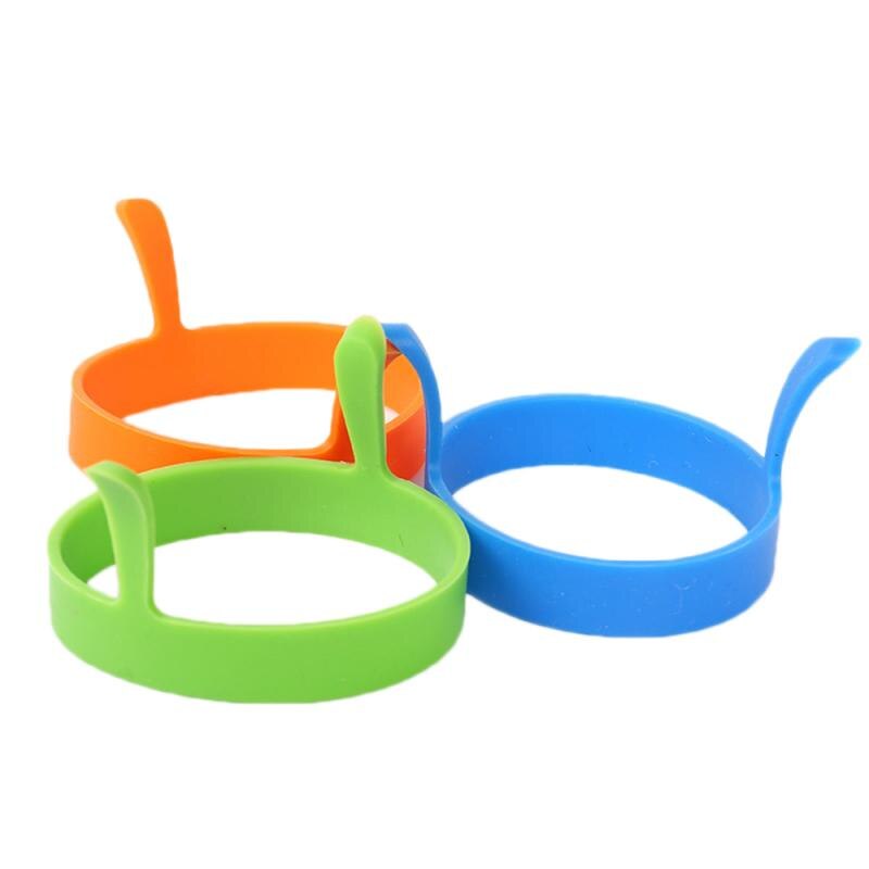 1Stck Spiegelei Omelett Frühstück Formen Lebensmittel Klasse Silikon Ei Ring Pfannkuchen Backen Werkzeuge DIY Ei Braten Küche Formen Gerät