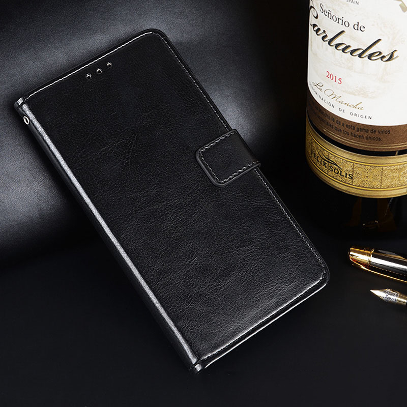 Voor Inoi 2 Lite 2 Lite Phone Bag Case Coque Wallet Luxe Flip Case Voor Funda Inoi 2 Lite 5.0 "Case Cover Met Card Pocket: For Inoi 2 Lite / CXTP Black