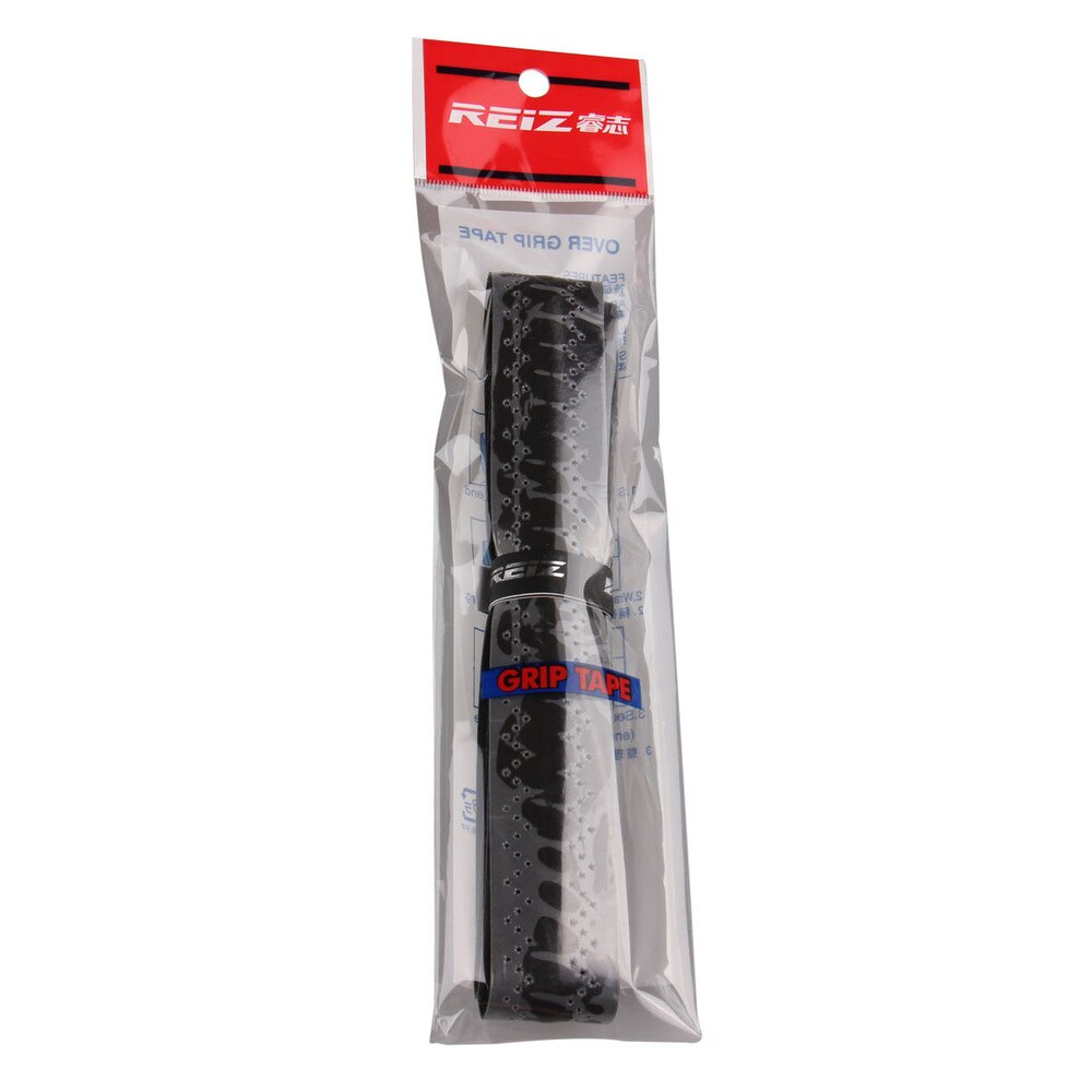 Tennis Badminton Fishing Rods Anti-slip Racket Handle Tape Overgrip Badminton Over Grip PU RZ015: Black