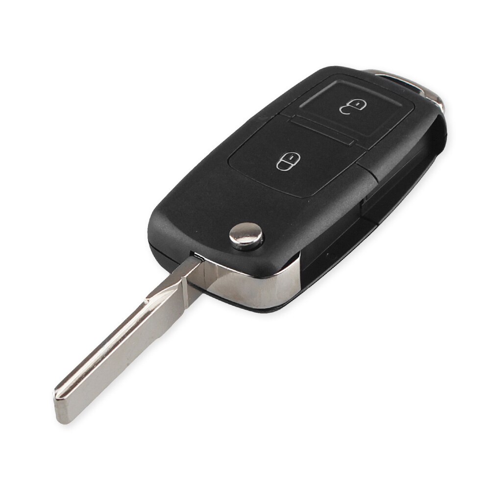KEYYOU – coque de clé télécommande pliable, pour Volkswagen, Vw, Jetta, Golf, Passat, coccinelle, Skoda, Seat, Polo B5, Santana B6