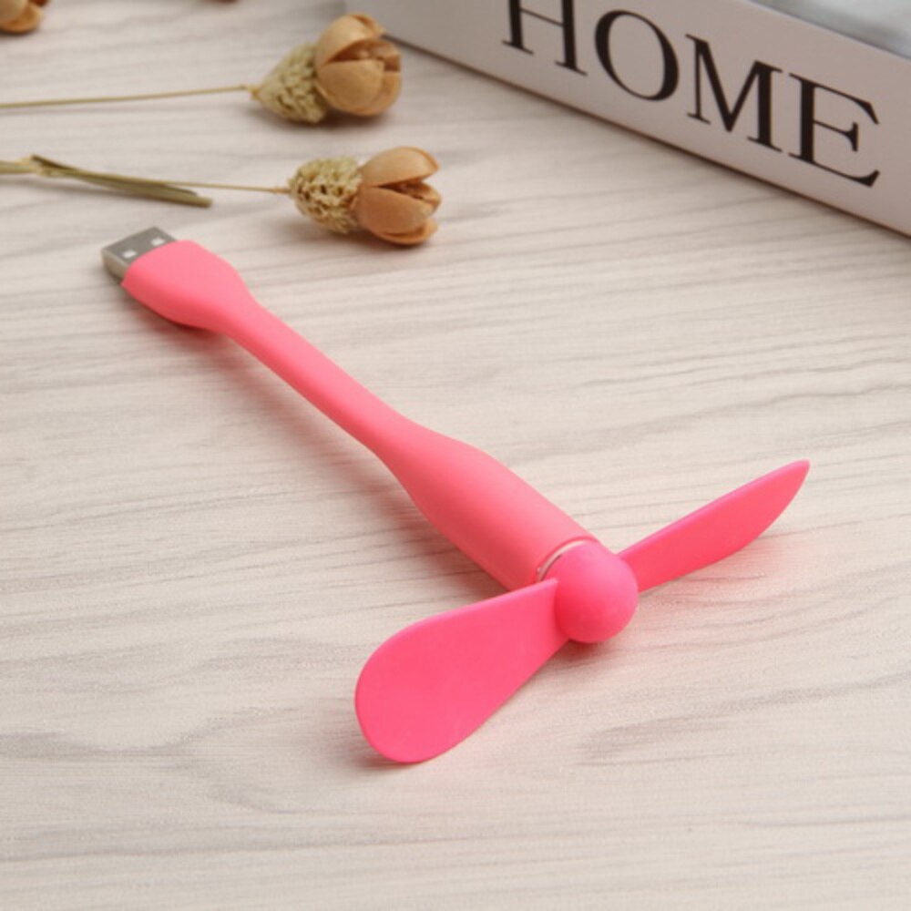 Portable Flexible Mini USB Fan Low Power Bendable Removable For Mobile Power/PC/Laptop/OTG/Charger: A