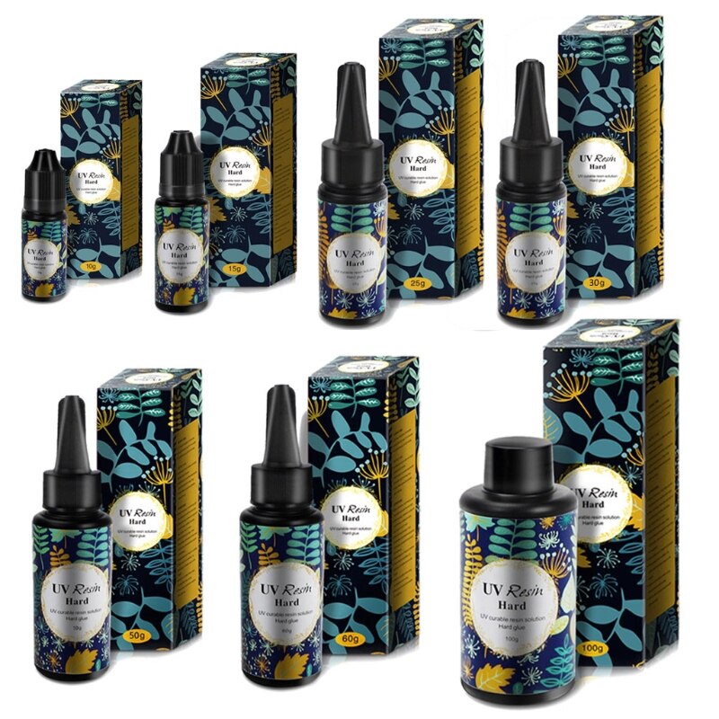 Hard Type UV Resin Ultraviolet Curing Resin Sunlight Activated Resin Art Crafts