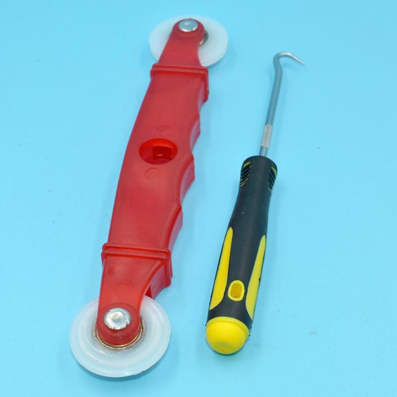 20Cm Rubber Gaas Wiel Venster Installeren Tool Hordeur Raam Installatie Hand Spline Roller Rolling Tool Dia 3.5Cm