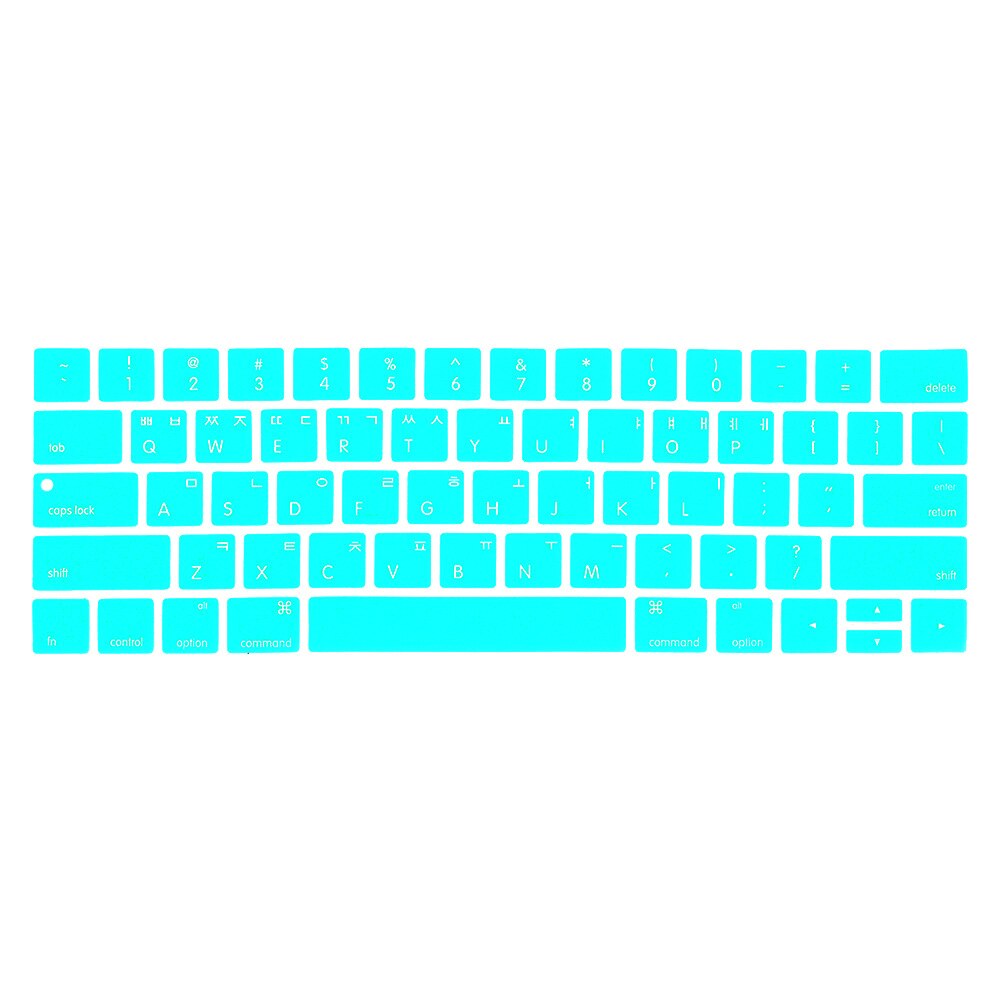 Korean Keyboard Cover Protector Skin for MacBook with touch bar 13 15 A1706 A1707A1989 Korea laptop keyboard protective film: Beige