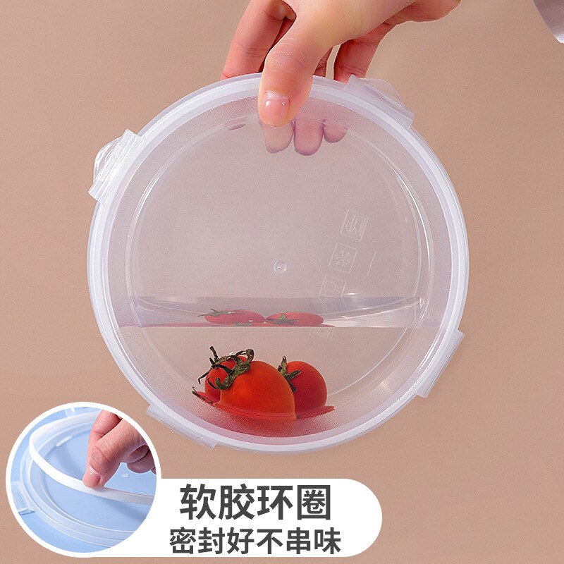 Food Storage Container Kitchen Storage Box PP Fresh-keeping Storage Organizer Refrigerator with Lid Transparent Sealed Cans