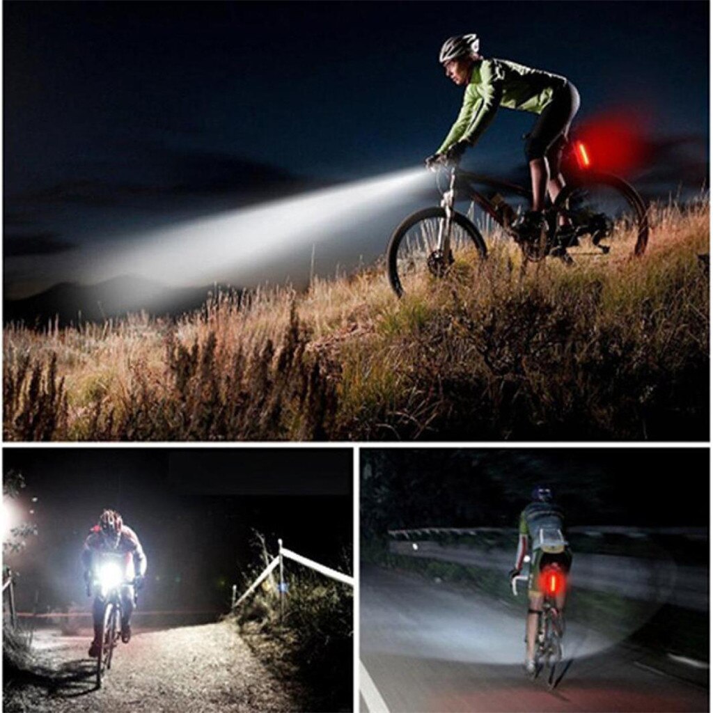 USB Led Fahrrad Fahrrad Licht Wiederaufladbare Scheinwerfer & Rücklicht Set Mit Bike Glocke MTB Mountain Road Bike Zubehör bicicleta