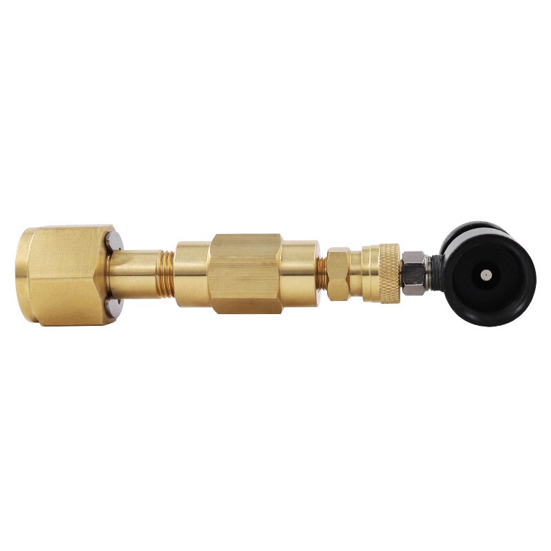 Co2 fyldestation til karbonatorcylinder tankpåfyldningsadapter  co2 cylinderadapter til påfyldning  w21.8