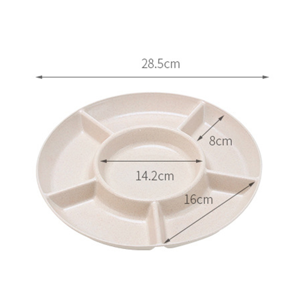 Bandeja para frutos secos, caja de almacenamiento para comida, 1 unidad de diámetro de 28,5 cm