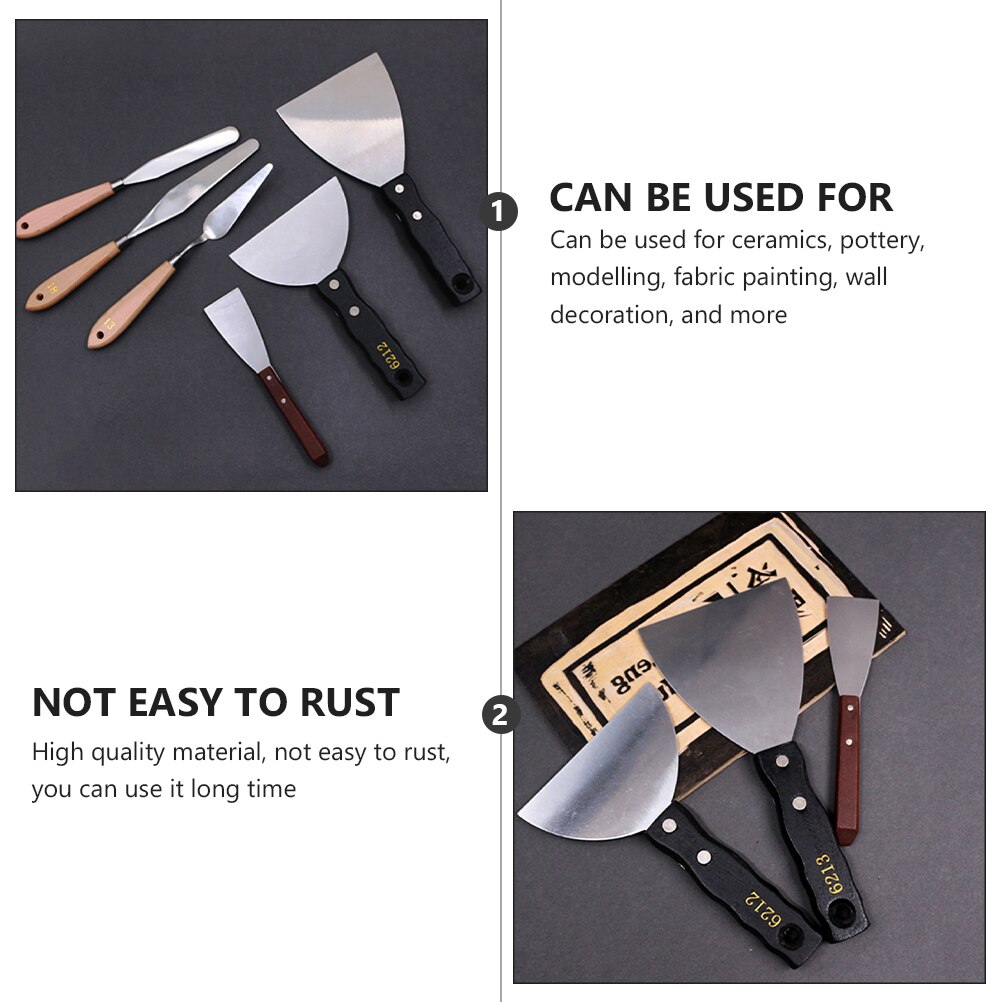 1pc Painting Scraper Painting Art Spatula Art Painting Tool Oil Painting Supply
