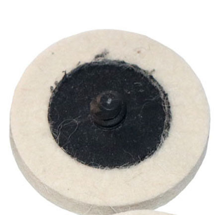 50Mm/75Mm Wol Polijsten Wiel Buffing Pads Quick Change Vilt Polijstschijf Roll Rock Voor Rotary Tool schurende: 6*20Mm